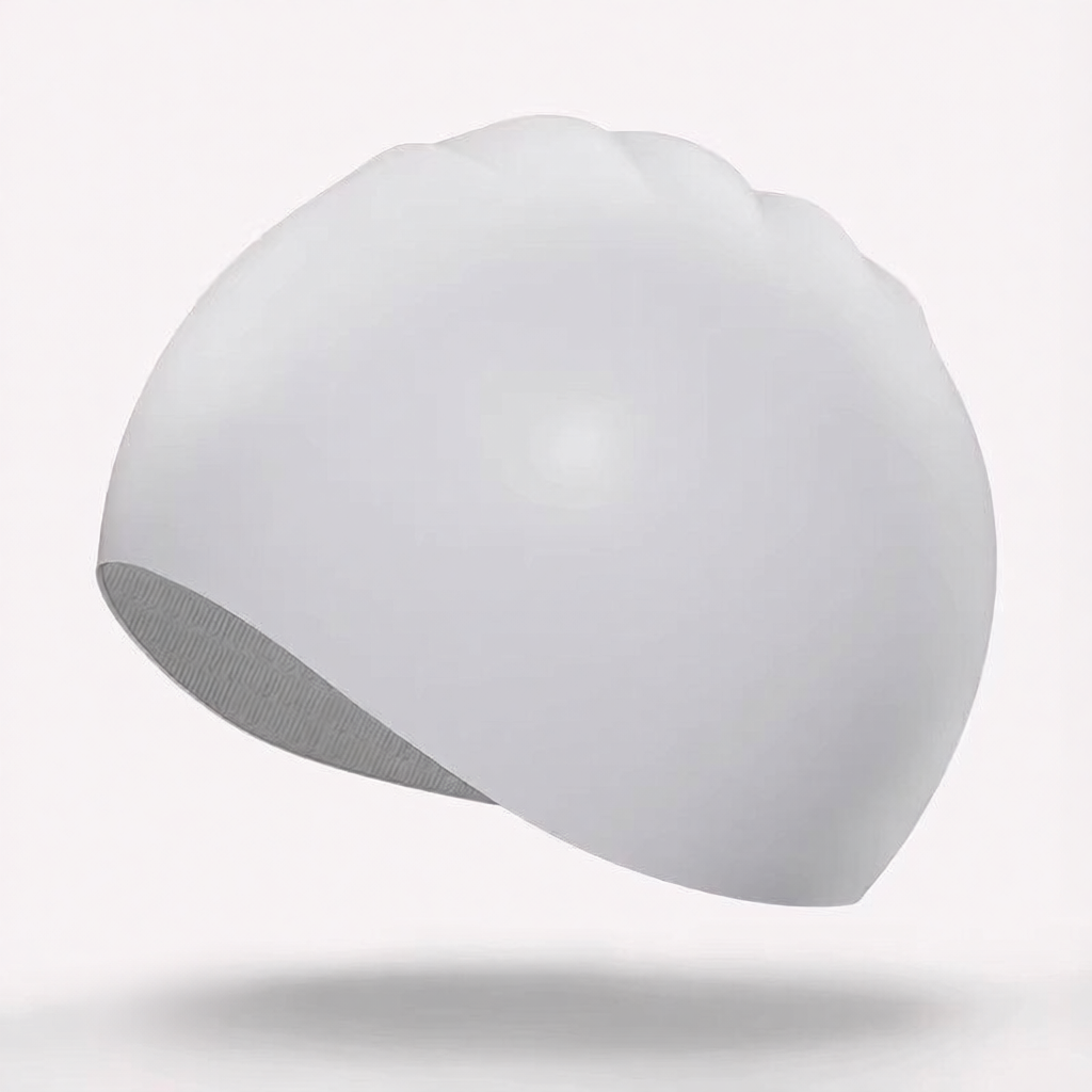 Silicone Swim Cap for Men - Waterproof, Non-Slip, Comfort Fit Swimming Hat with Anti-Fog Design