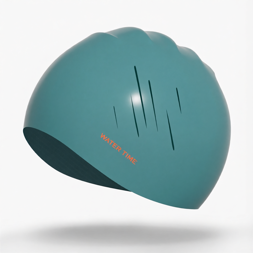 Silicone Swim Cap for Men - Waterproof, Non-Slip, Comfort Fit Swimming Hat with Anti-Fog Design