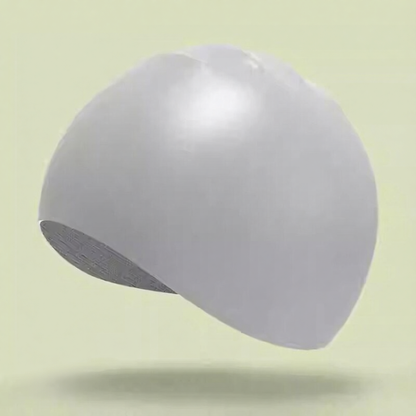 Silicone Swim Cap for Long Hair - Waterproof, Anti-Slip, Comfort Fit with High Elasticity and UV Protection
