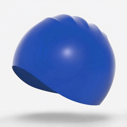 Silicone Swim Cap for Long Hair - Waterproof, Anti-Slip, Comfort Fit with High Elasticity and UV Protection