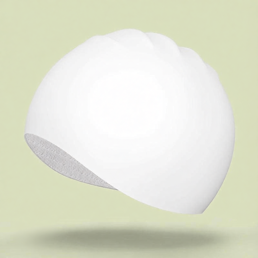 Silicone Swim Cap for Men - Waterproof, Non-Slip, Comfort Fit Swimming Hat with Anti-Fog Design