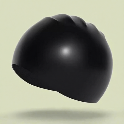 Silicone Swim Cap for Long Hair - Waterproof, Anti-Slip, Comfort Fit with High Elasticity and UV Protection