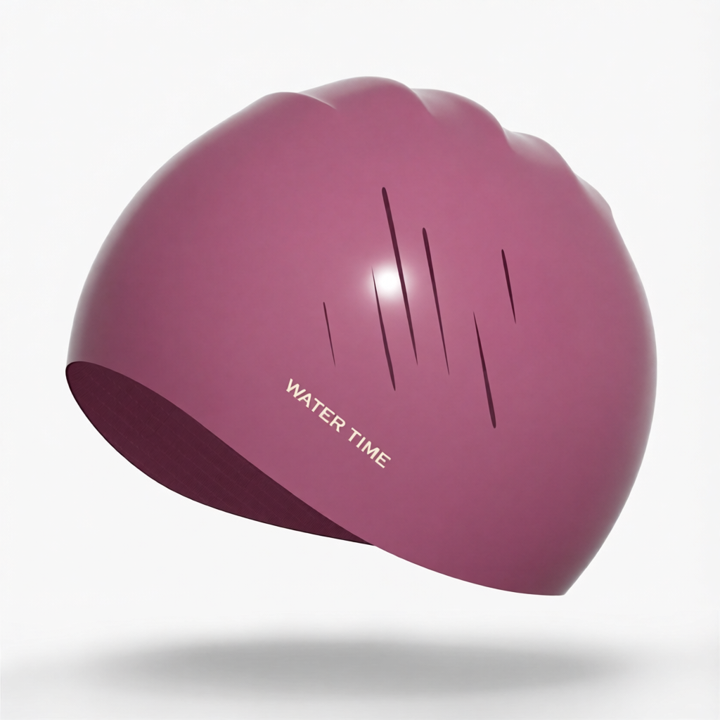 Silicone Swim Cap for Men - Waterproof, Non-Slip, Comfort Fit Swimming Hat with Anti-Fog Design