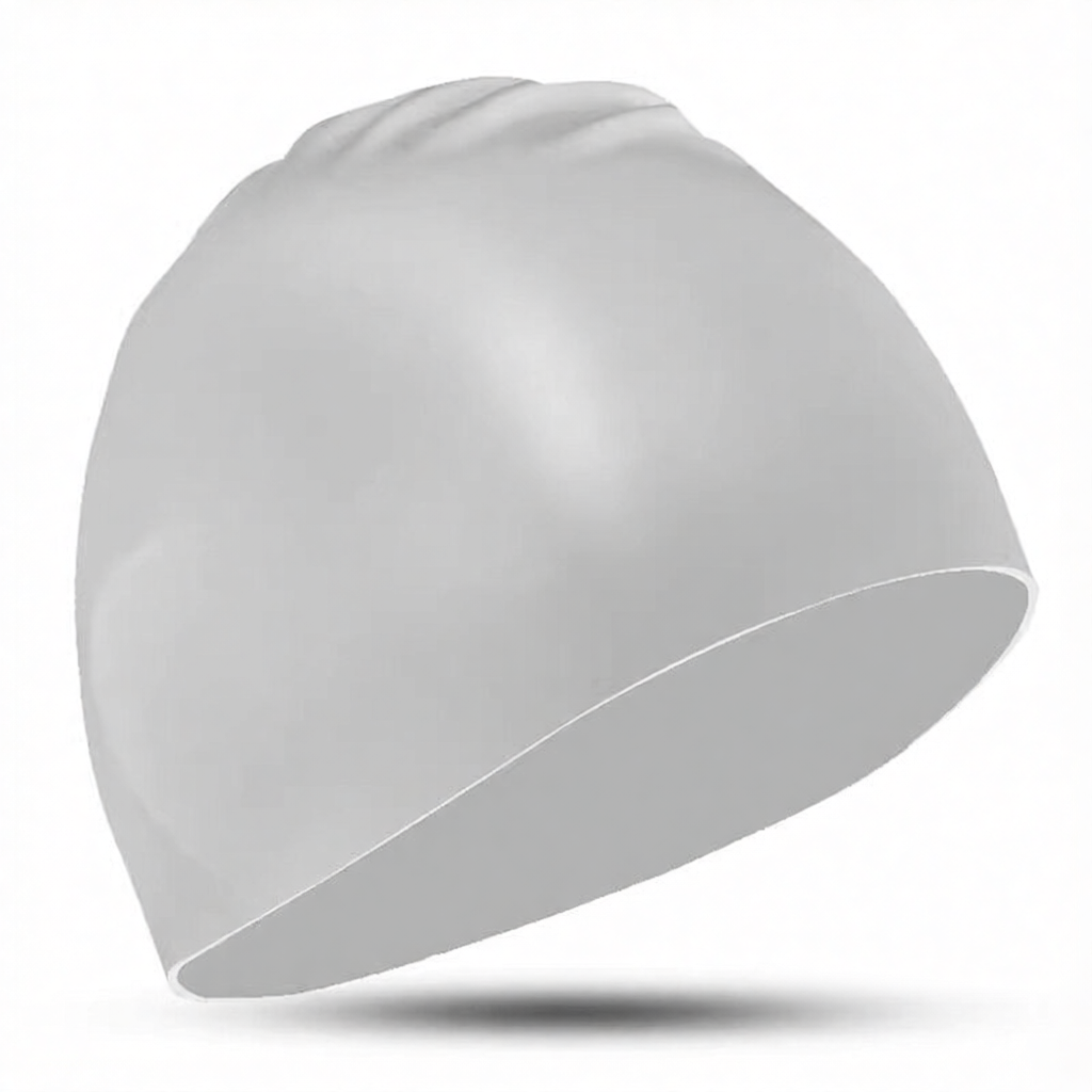 Silicone Swim Cap for Men - Waterproof, Non-Slip, Comfort Fit Swimming Hat with Anti-Fog Design