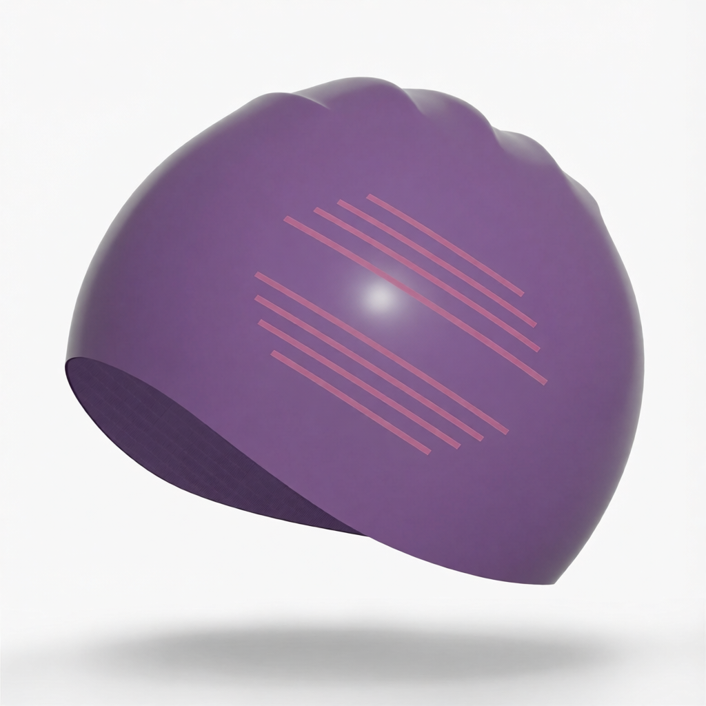 Silicone Swim Cap for Men - Waterproof, Non-Slip, Comfort Fit Swimming Hat with Anti-Fog Design