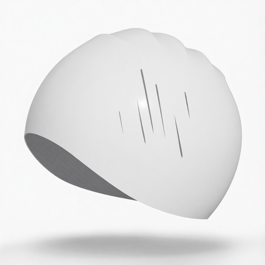 Silicone Swim Cap for Men - Waterproof, Non-Slip, Comfort Fit Swimming Hat with Anti-Fog Design