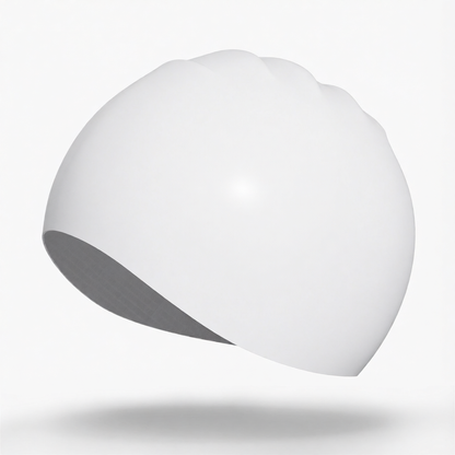 Silicone Swim Cap for Long Hair - Waterproof, Anti-Slip, Comfort Fit with High Elasticity and UV Protection
