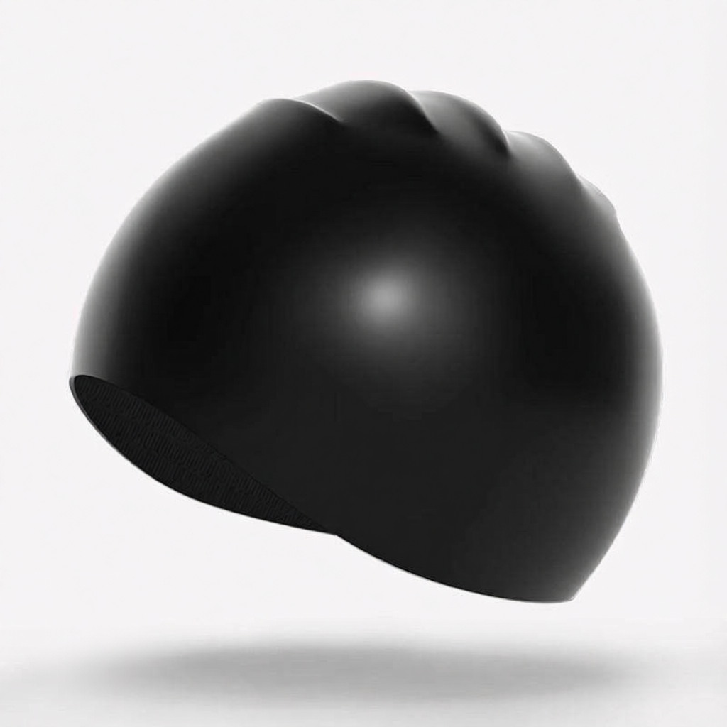 Silicone Swim Cap for Long Hair - Waterproof, Anti-Slip, Comfort Fit with High Elasticity and UV Protection