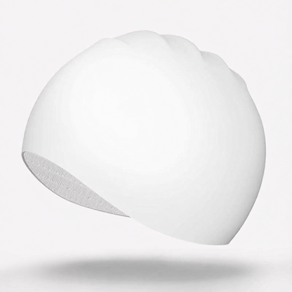 Silicone Swim Cap for Long Hair - Waterproof, Anti-Slip, Comfort Fit with High Elasticity and UV Protection