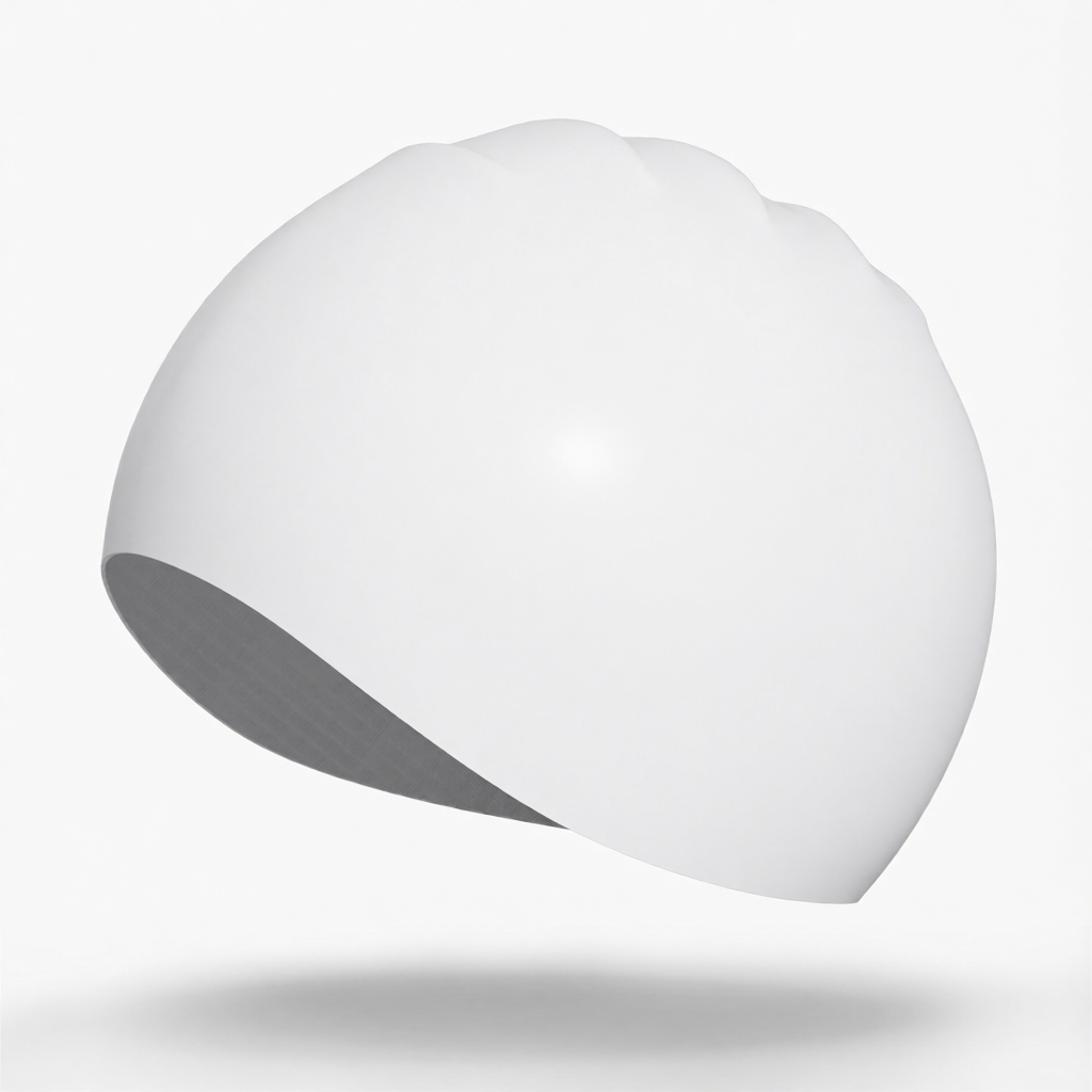 Silicone Swim Cap for Men - Waterproof, Non-Slip, Comfort Fit Swimming Hat with Anti-Fog Design