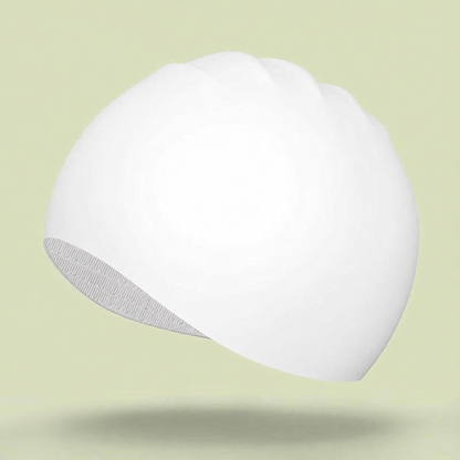 Silicone Swim Cap for Long Hair - Waterproof, Anti-Slip, Comfort Fit with High Elasticity and UV Protection