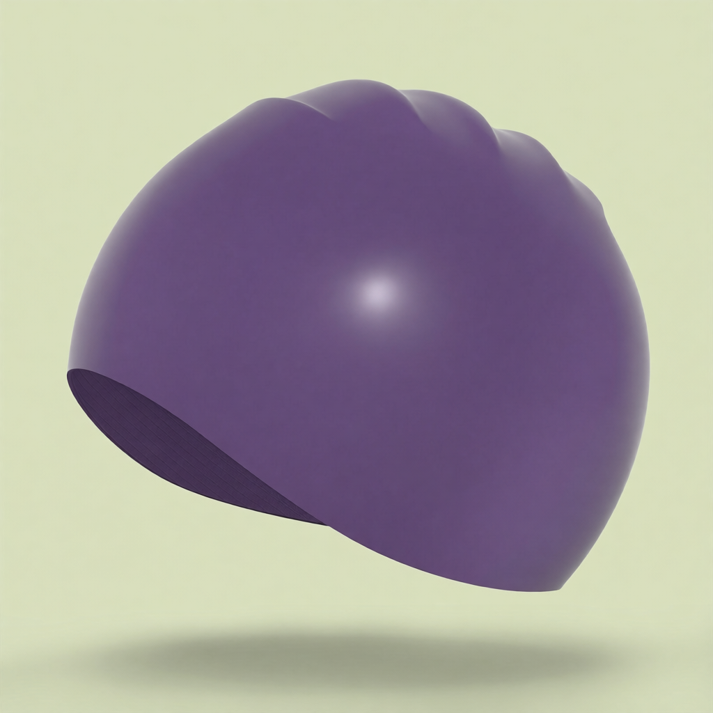 Silicone Swim Cap for Men - Waterproof, Non-Slip, Comfort Fit Swimming Hat with Anti-Fog Design